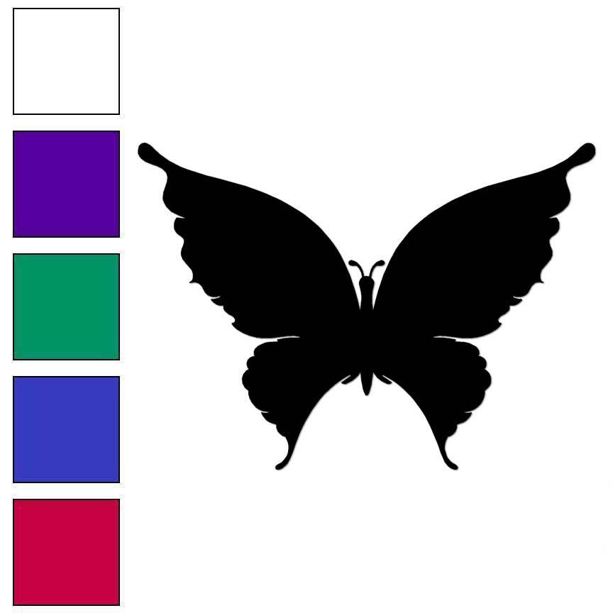 Butterfly Moth, Vinyl Decal Sticker, Multiple Colors & Sizes #7039