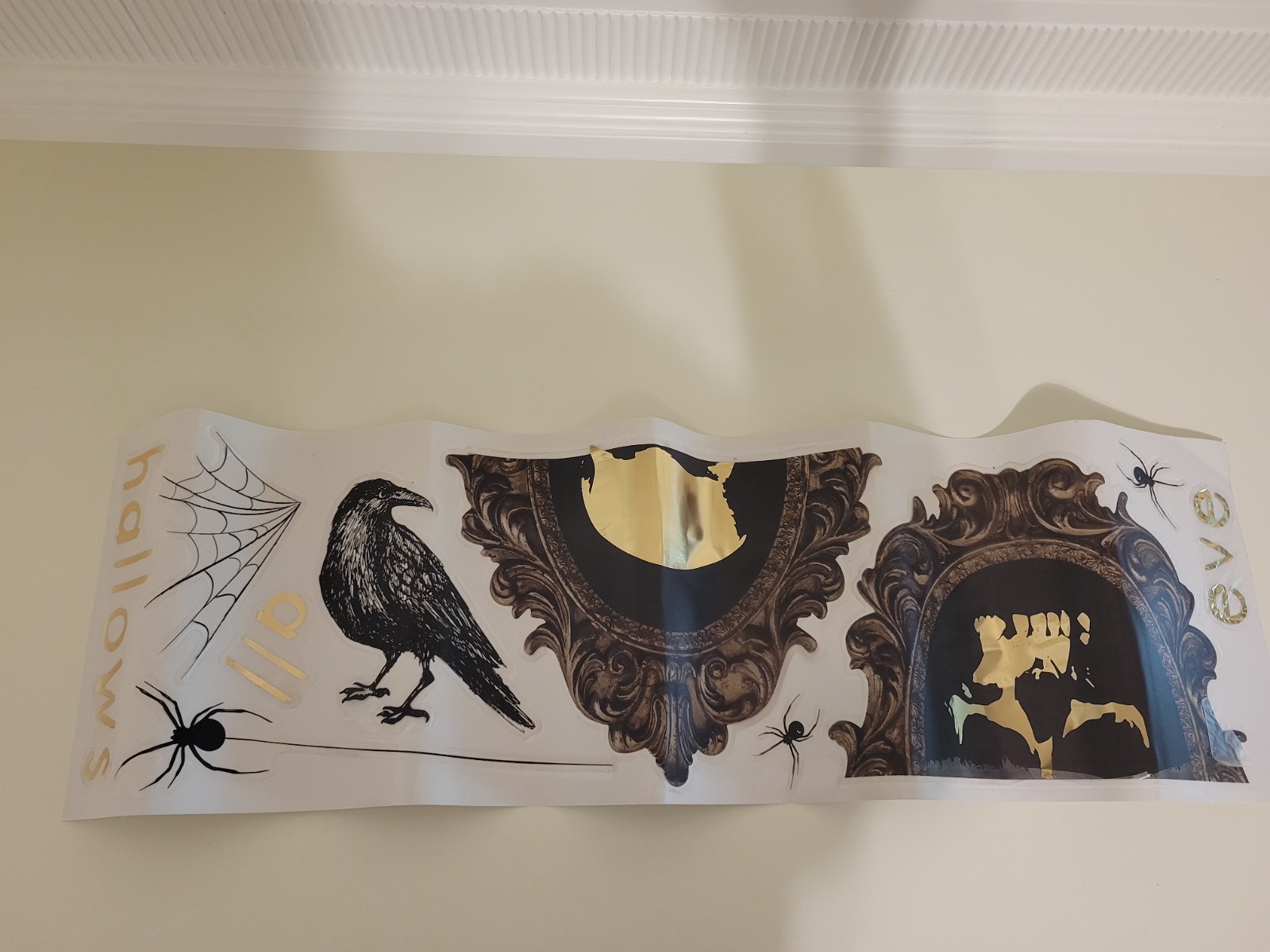 Impact Innovations Halloween Foil Accents Peel & Stick Wall Art