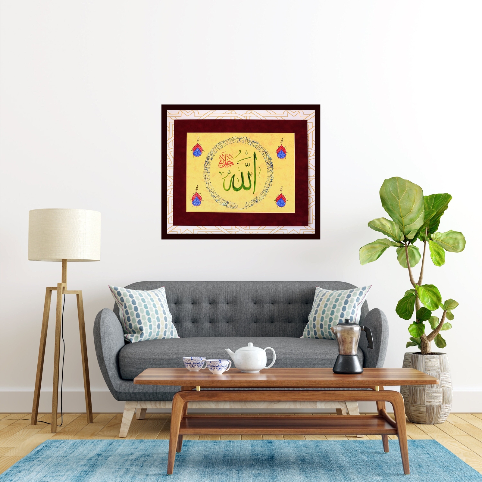 Islamic Calligraphy Wall Art Handmade Gift Arabic Calligraphy Hand Painting