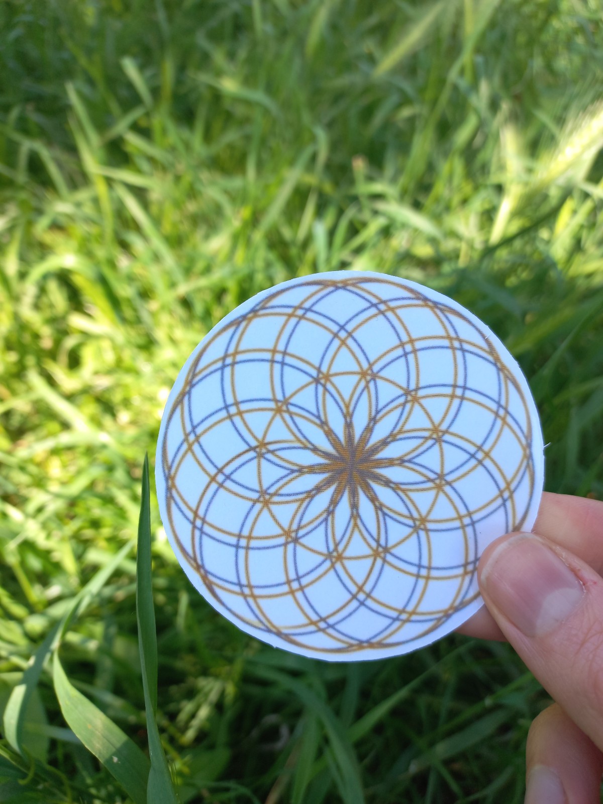 Flower of life , Lotus of life sacred geometry stickers