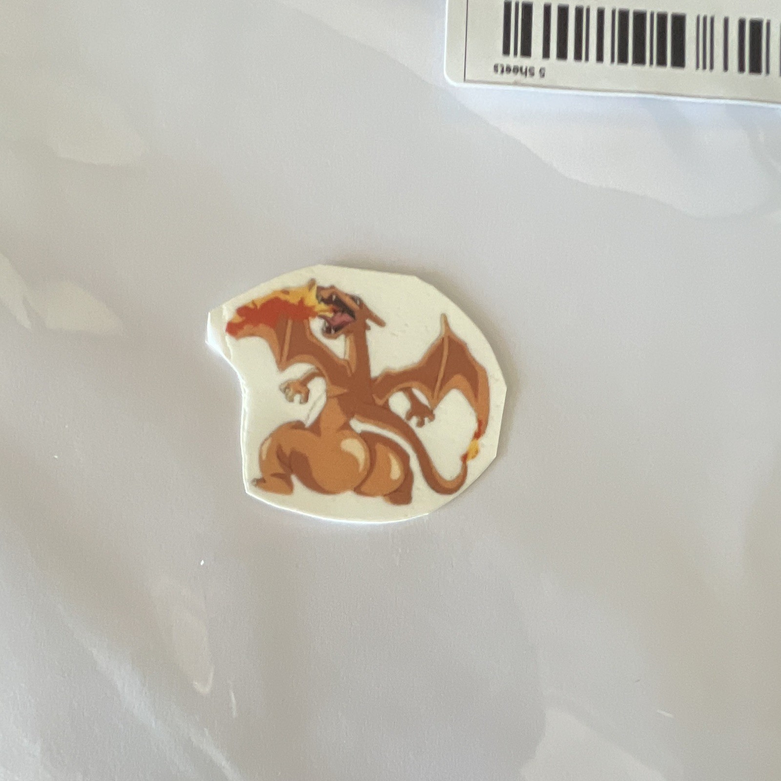 Pokémon Pikachu & Charizard Multicolor temporary tattoos Lot of 5