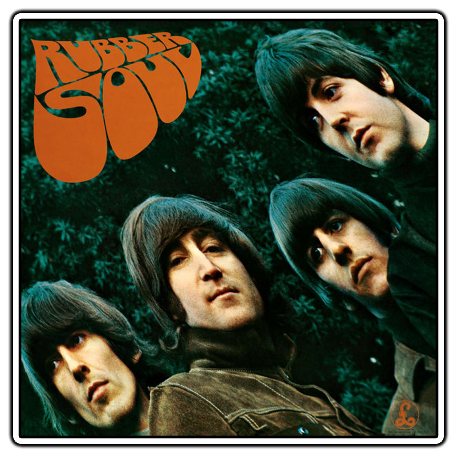 The Beatles – Rubber Soul Album Cover Sticker Waterproof Vinyl Decal Die-Cut