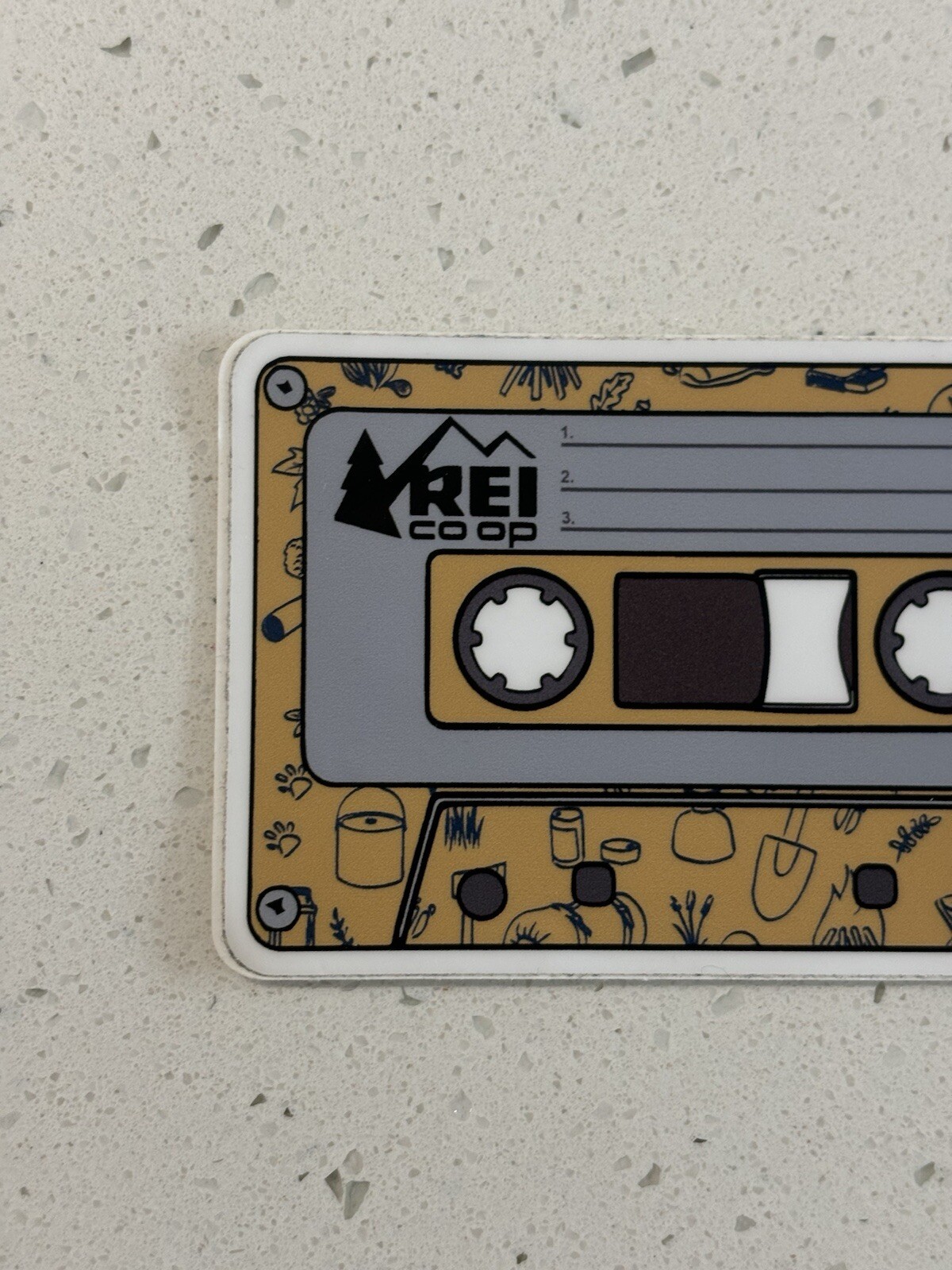 Rei Sticker Decal Vintage Cassette Tape
