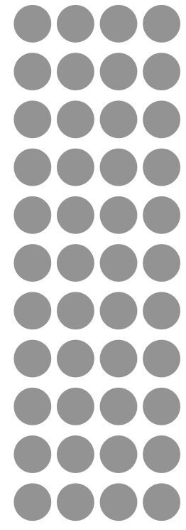 3/4″ Silver Round Label Dots Stickers Color Coding Inventory 3/4 Inch Dot