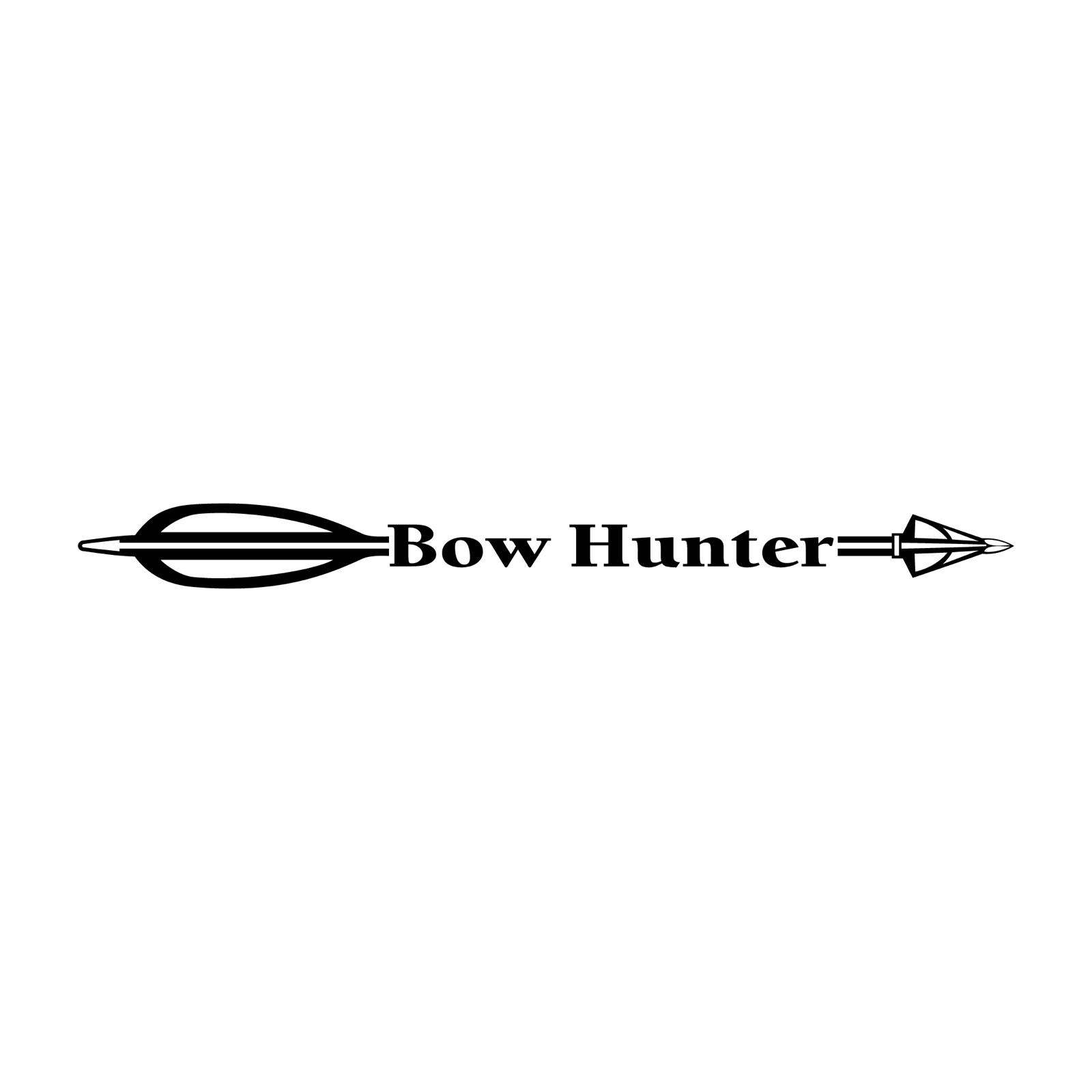 Whitetail Deer Bow Hunter Arrow Die Cut Decals Made in USA Multiple color