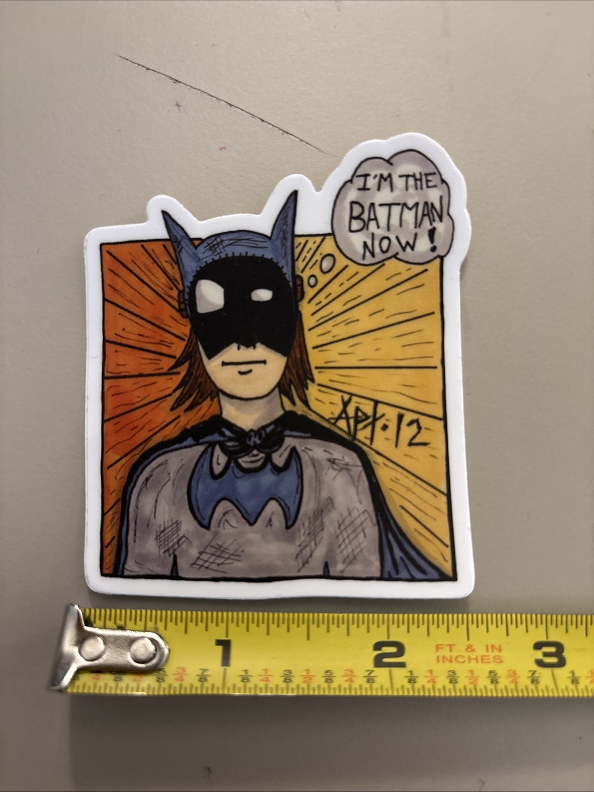 Batman I’m The Batman Now (Sticker Is Dishwasher Safe) Comic Cosplay Dark Knight