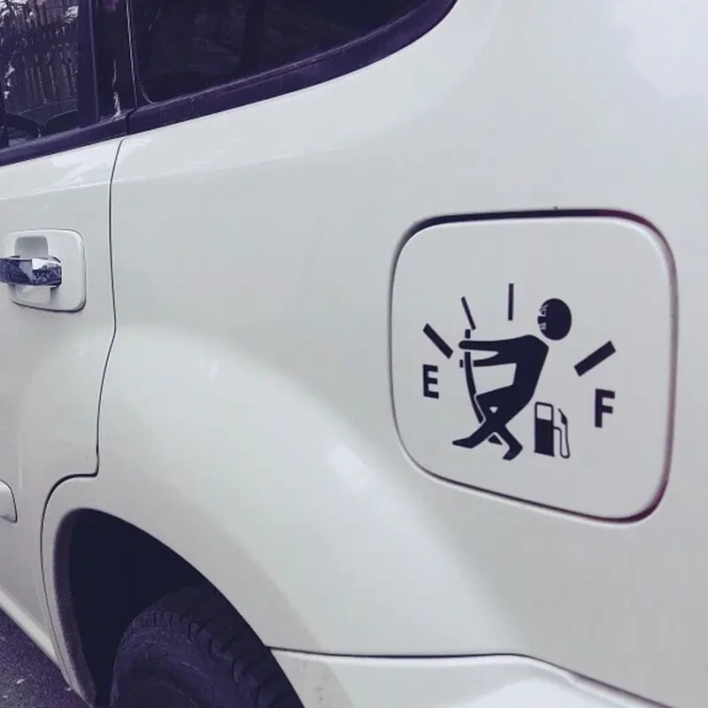 Fuel Tank On Empty Cover Sticker Car Truck SUV