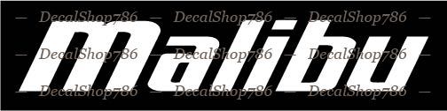 Malibu Boats – Outdoor Sports – Car/SUV/Truck Vinyl Die-Cut Peel N’ Stick Decals