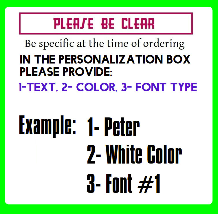Custom Text Vinyl Lettering Sticker Decal Personalized – ANY TEXT ANY NAME {c16