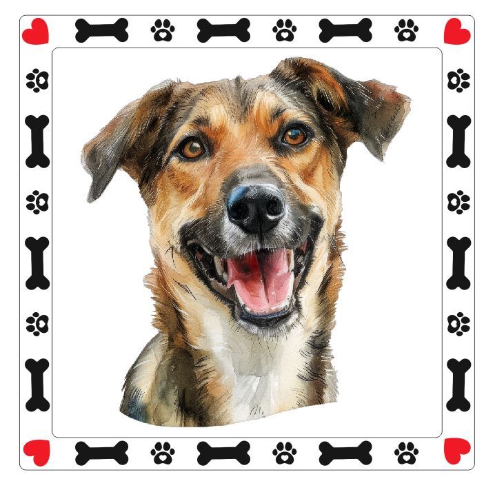 Bakharwal Dog Sticker A219