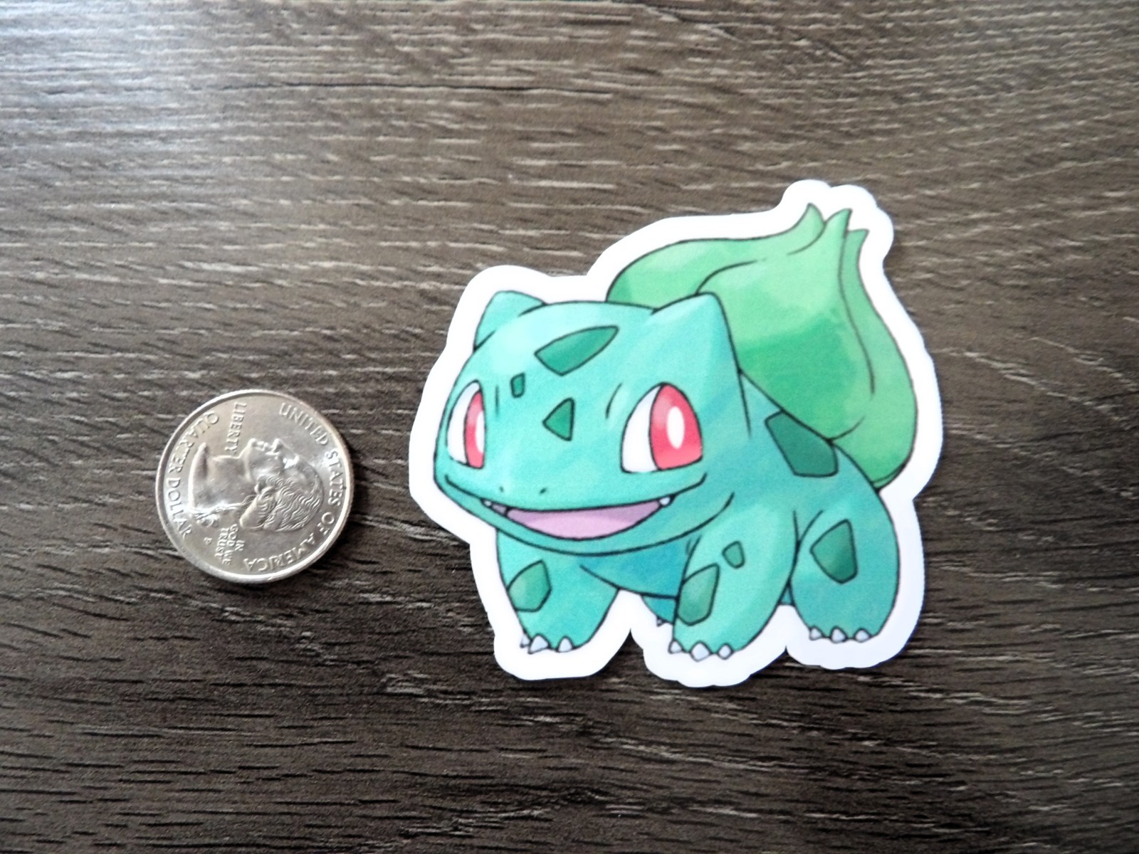 Gen 3 Bulbasaur Stickers – Vinyl, Waterproof, Die-cut – Original Artwork