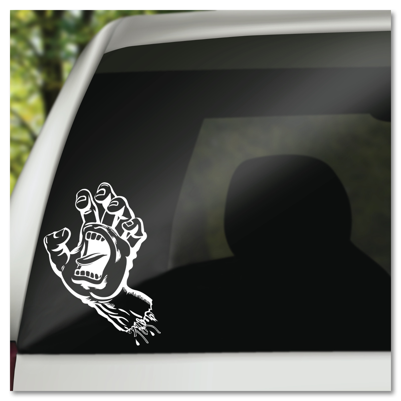 6″ Screaming Hand Santa Cruz Vinyl Decal Sticker
