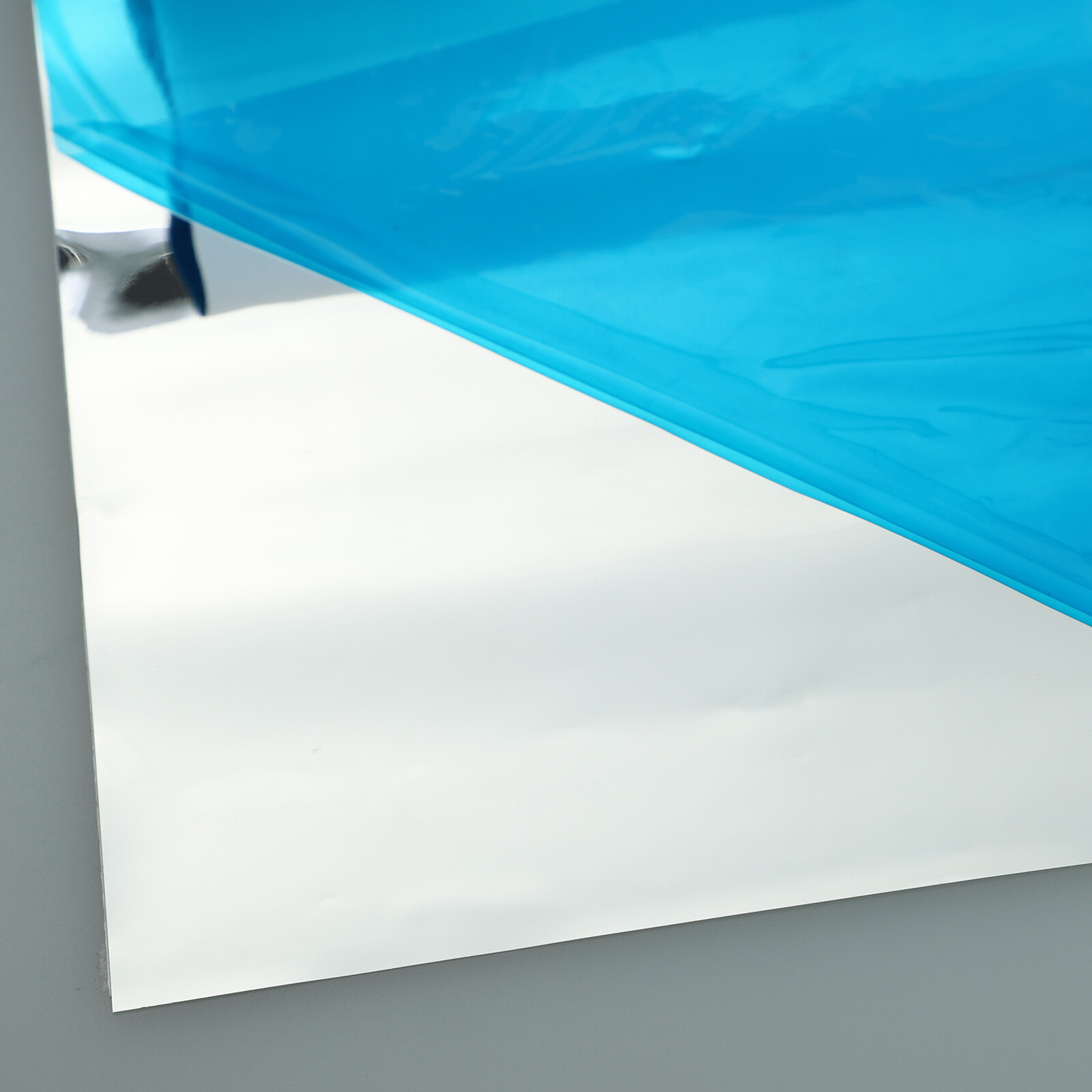 50*100cm Self Adhesive Mirror Wall Sticker Reflective Film Paper Home Bathroom