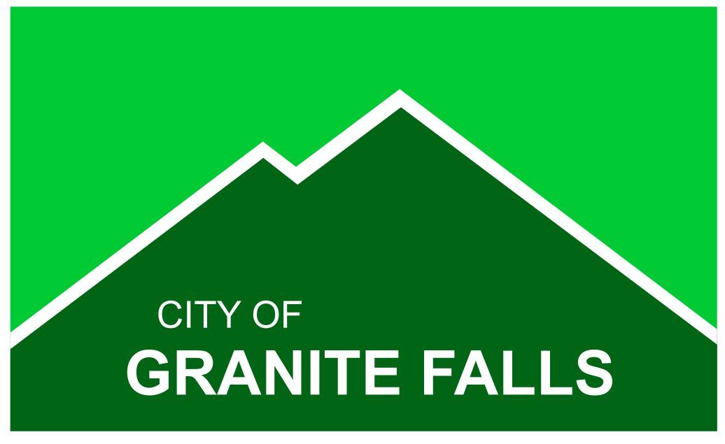 Granite Falls Washington Flag Sticker Decal F787
