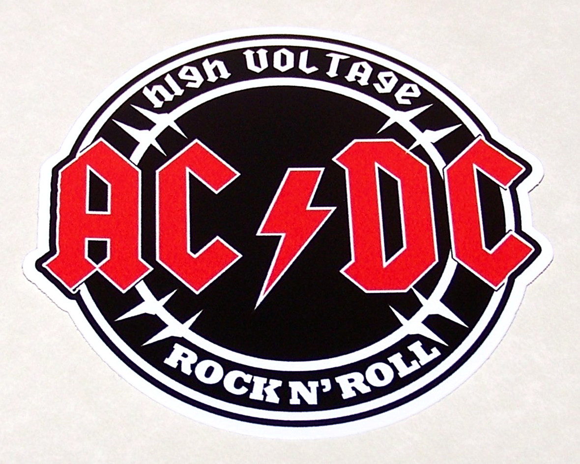 AC/DC – LARGE Die Cut Sticker Decal Official Heavy Metal Rock Band ACDC