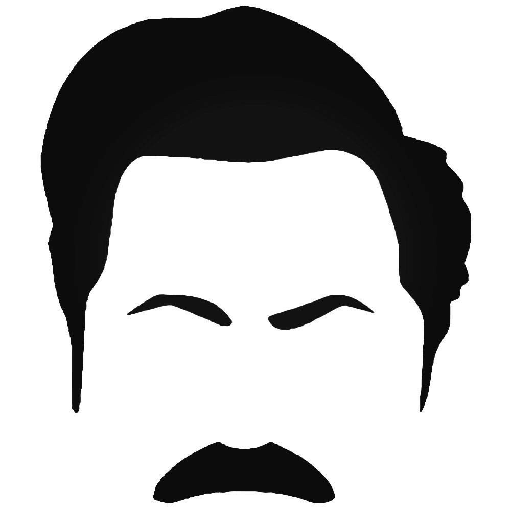 Ron Swanson Parks and rec Logo Vinyl Decal