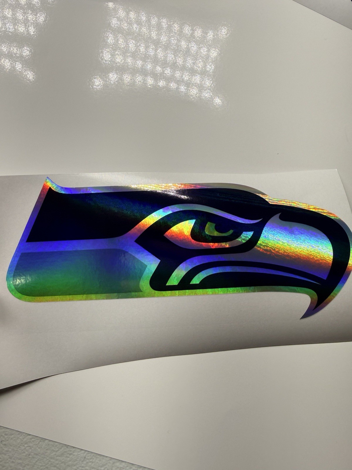Seattle Seahawks Holographic Vinyl Decal