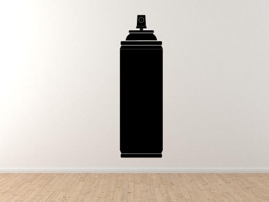 Spraycan – Graffiti Artist Amateur Auto Body Garage Symbol – Vinyl Wall Decal