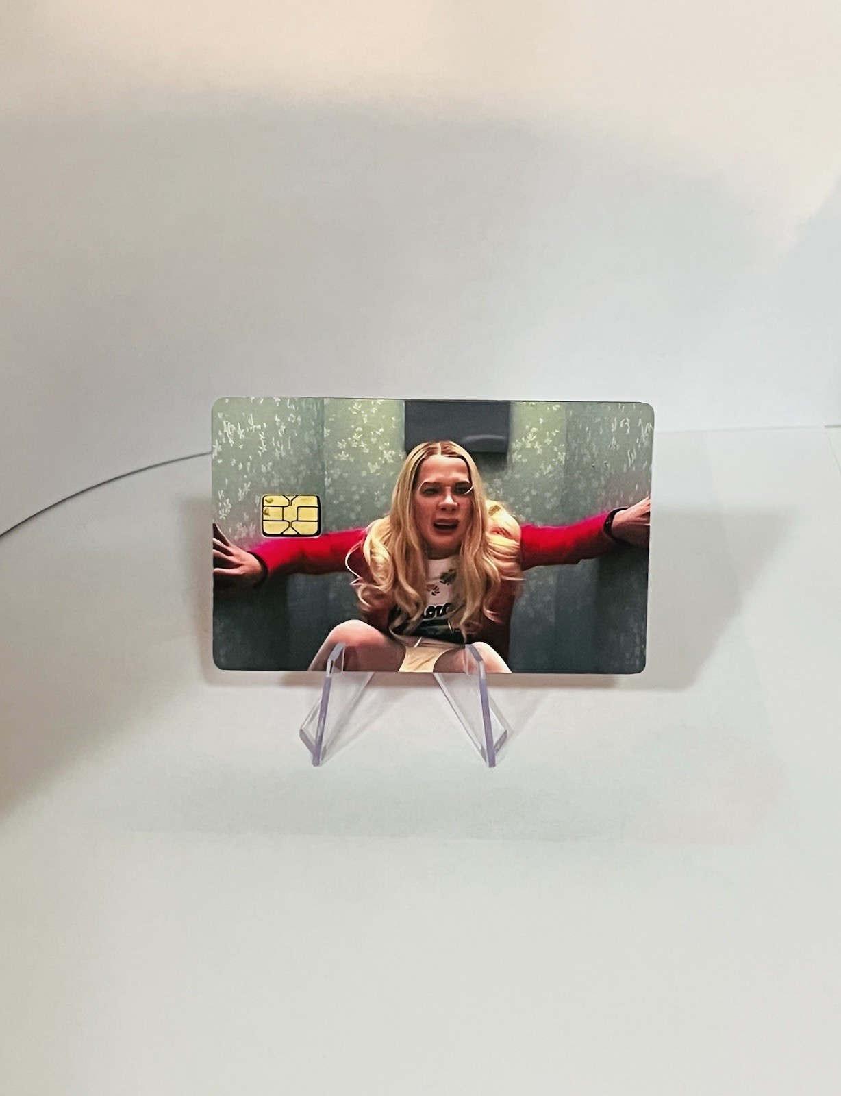 White Chicks Bathroom Move B**** Funny Credit Debit Skin Decal Small Chip
