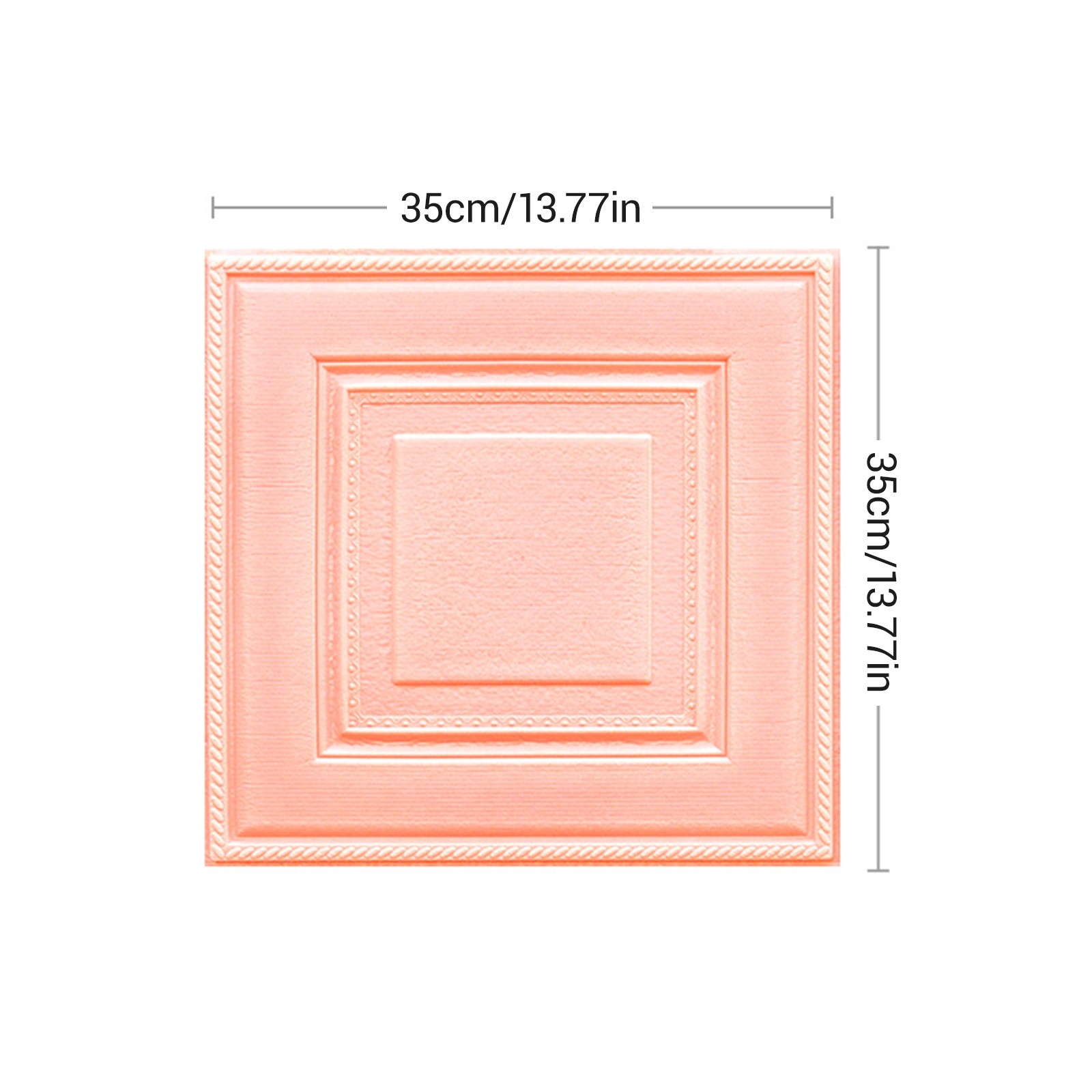100PCS 35*35cm 3D Wall Sticker PE Foam Panel Home Room Decor Home DIY Waterproof