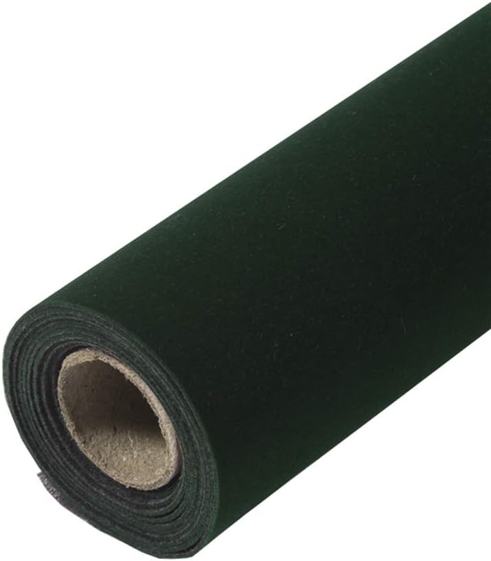Self-Adhesive Black Velvet Flock Liner Sticker, 17.7X98 Inches