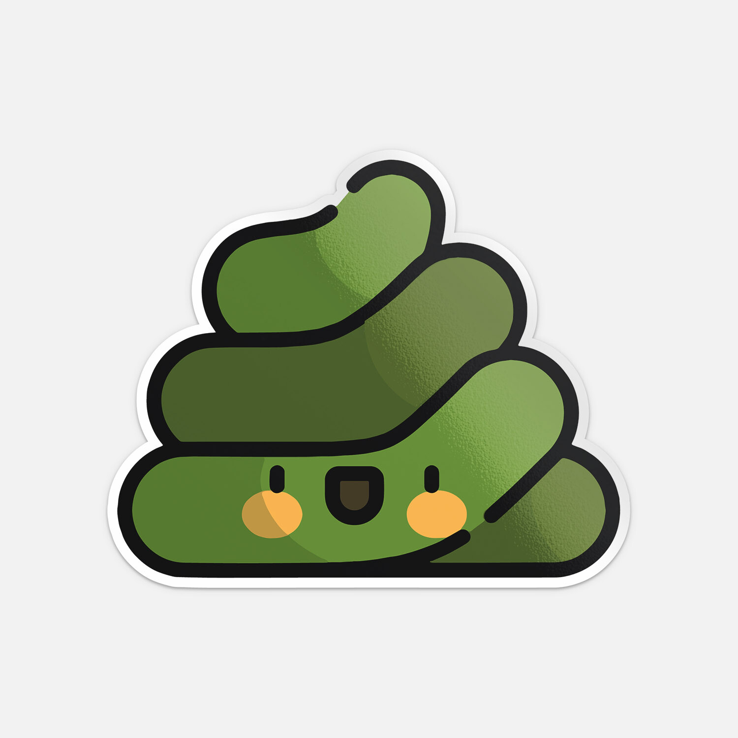 Nature Poop Funny Car Bumper Vinyl Sticker Decal