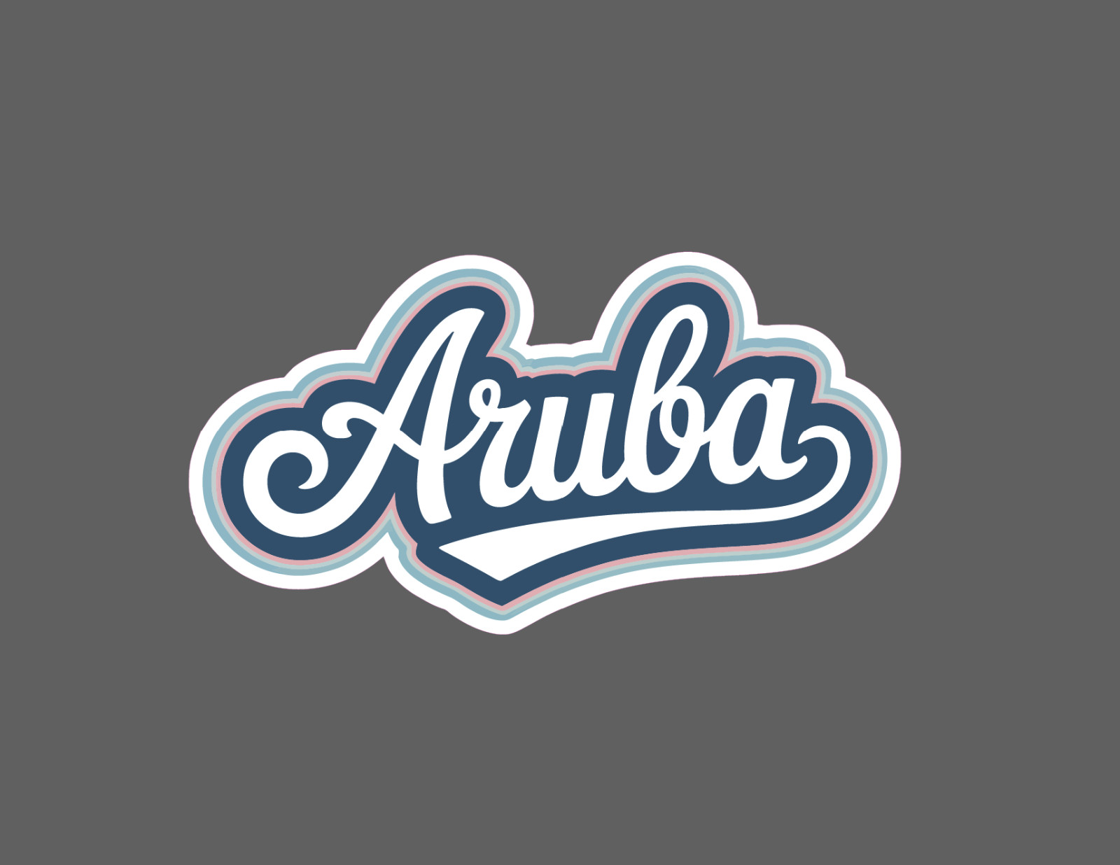 Aruba Sticker Vacation Caribbean Tropical Beach Travel Gift Waterproof NEW