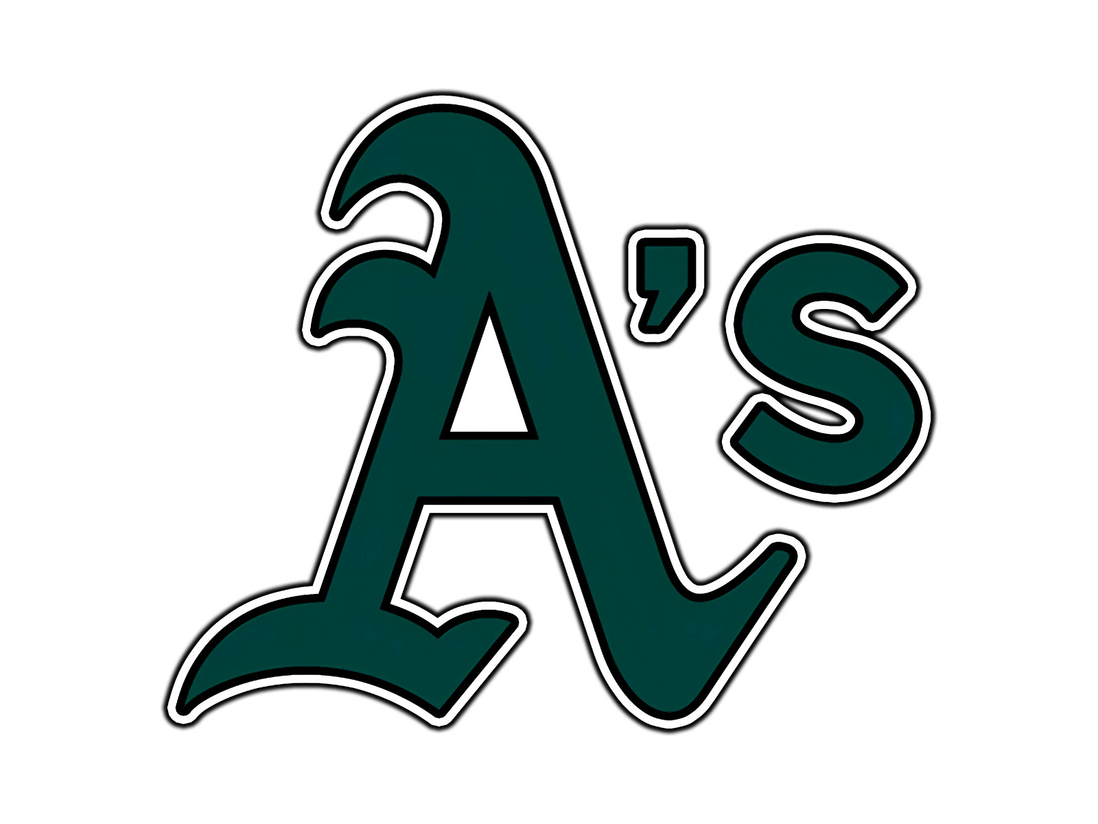 Oakland Athletics A’s Logo #1 Baseball Sticker Waterproof Vinyl Decal Die-Cut
