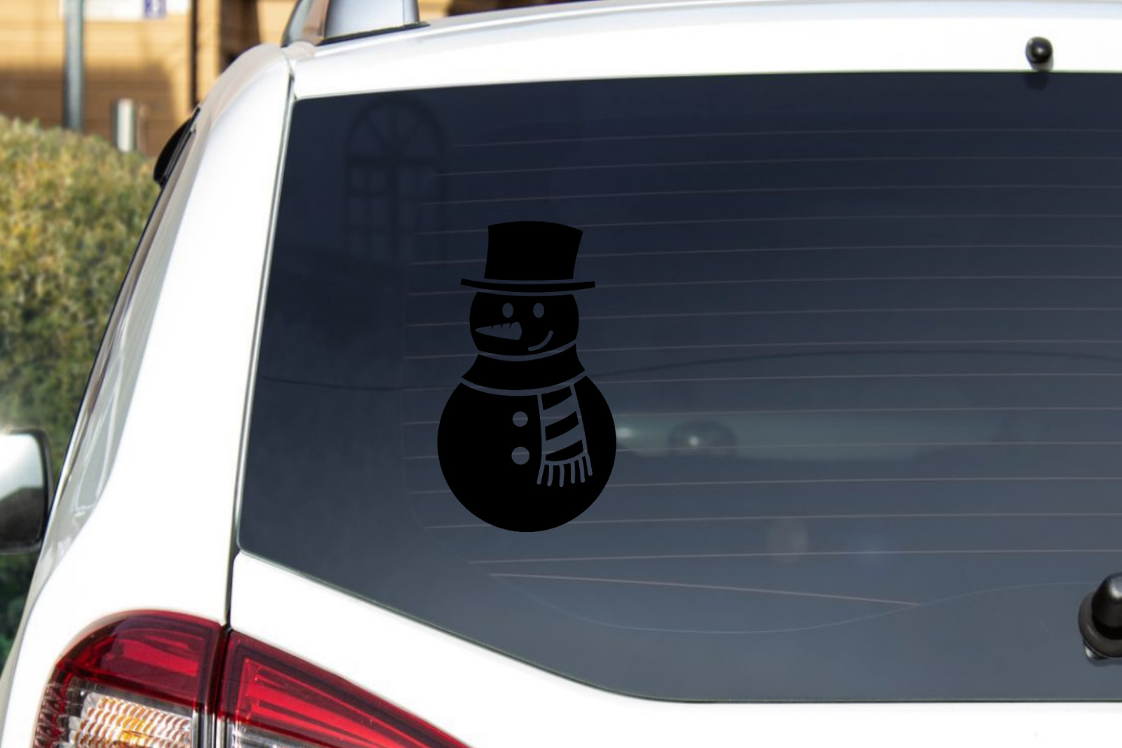 Snowman CNC cut Decal Vinyl Sticker -Pic from multiple colors! O651