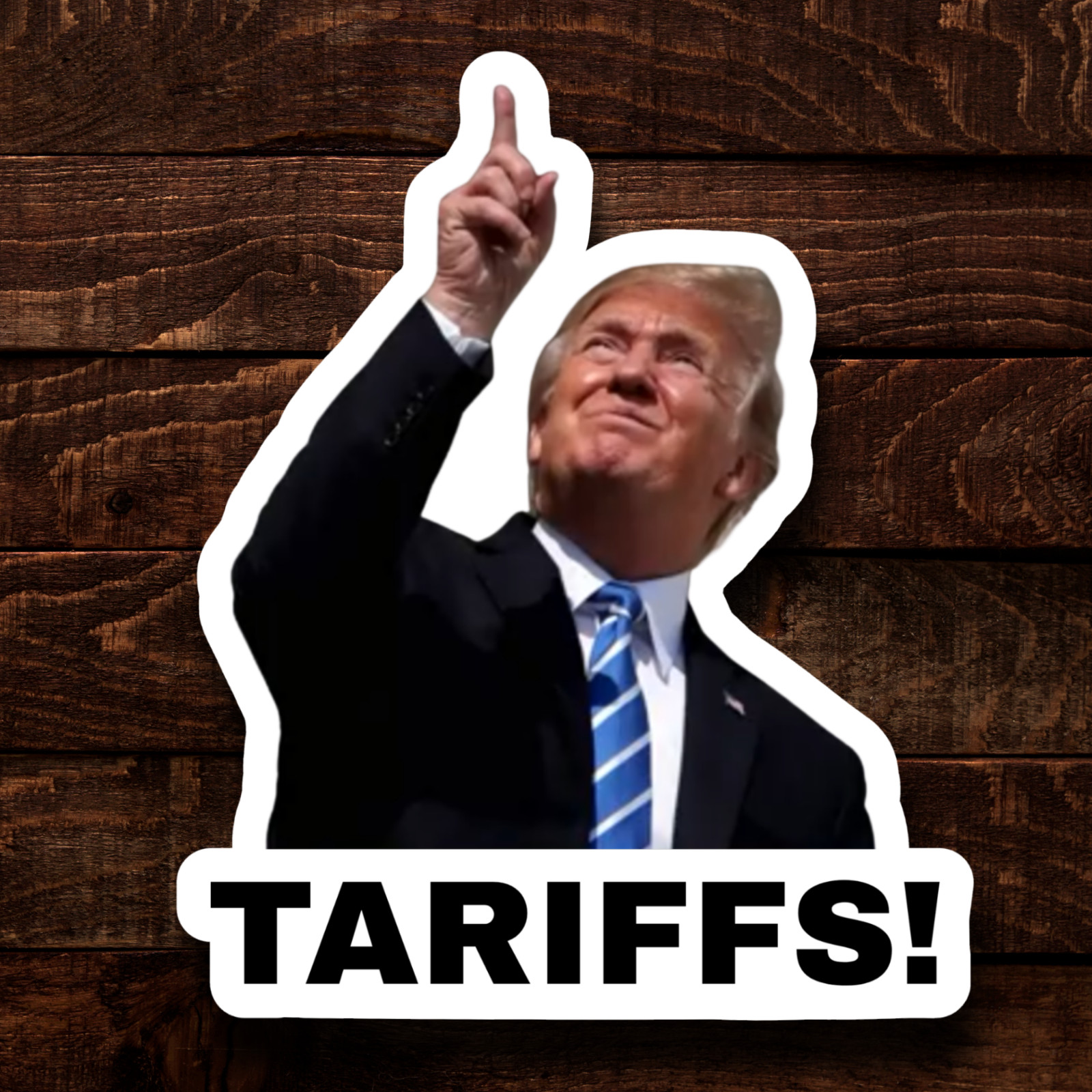 Trump Sticker TARIFFS Gas Pump Waterproof Vinyl GLOSSY MATTE NEW 1/10/25/50/100