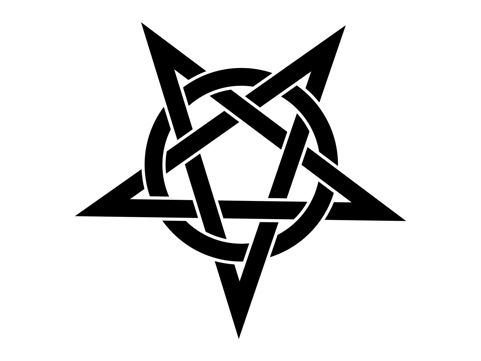 Pentagram Car Vinyl Decal Witch Occult Wicca Tumbler Sticker