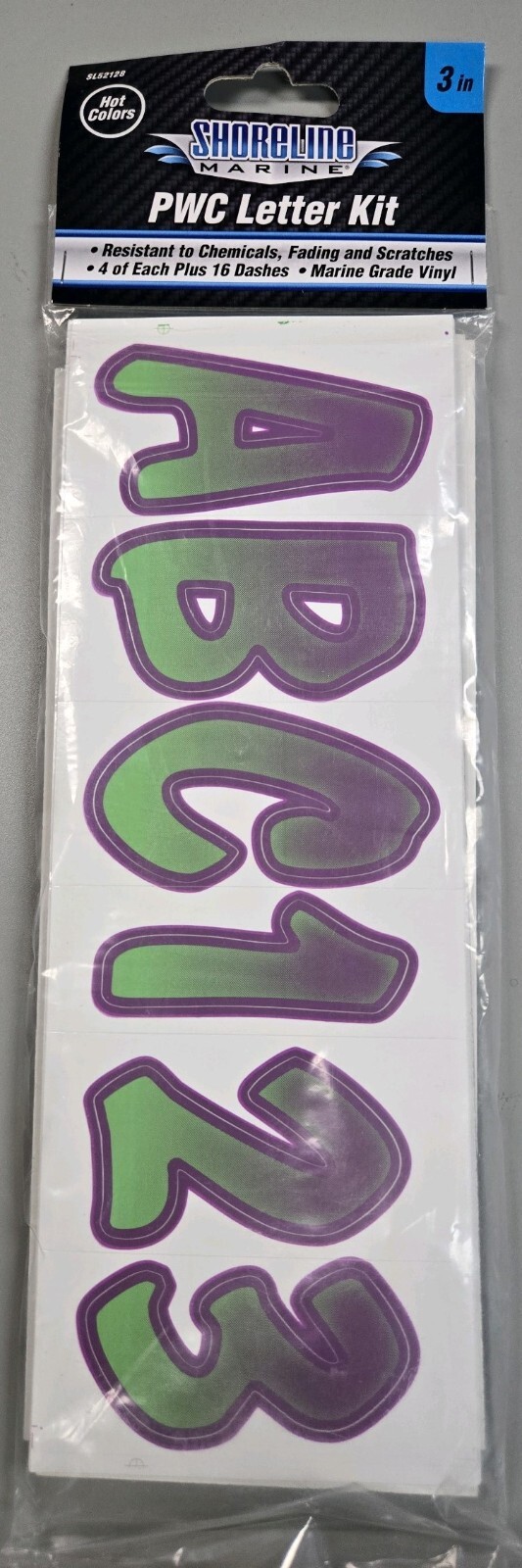 Boat Registration Numbers & Letters HOT COLOR 3″ Boat & Jetski PWC Stickers |A7