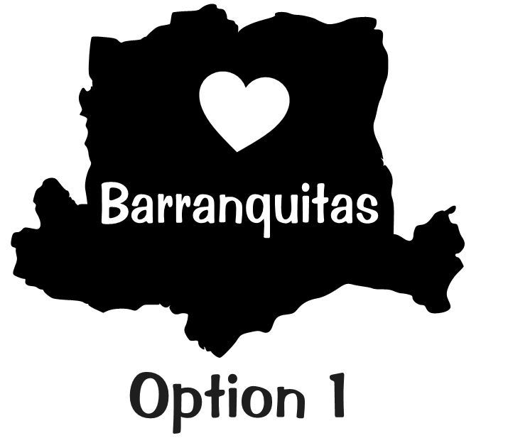 LOVE BARRANQUITAS PUERTO RICO DECAL VINYL STICKER CHOOSE SIZE/COLOR