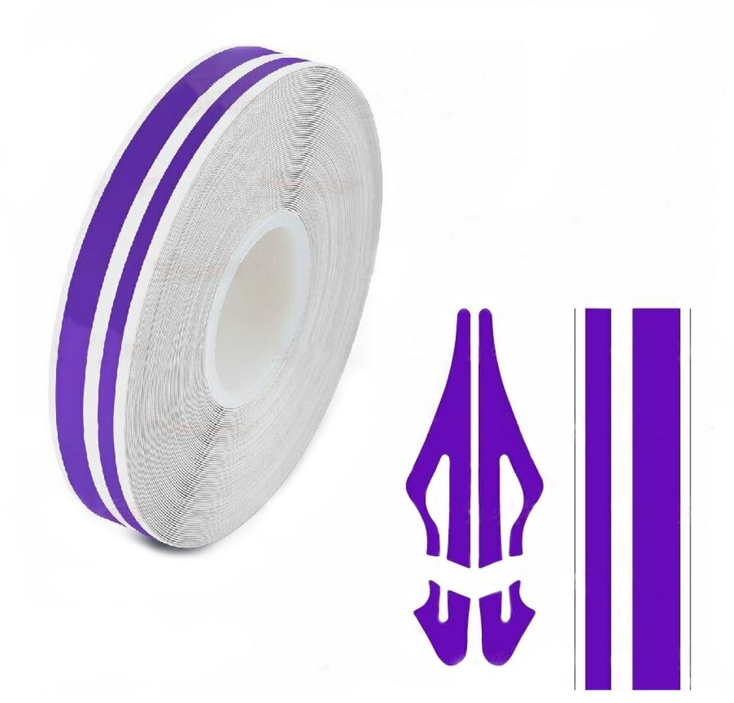 Vinyl Pin Stripe Double Line Tape Decals Stickers 32 ft Length for Car Auto M…