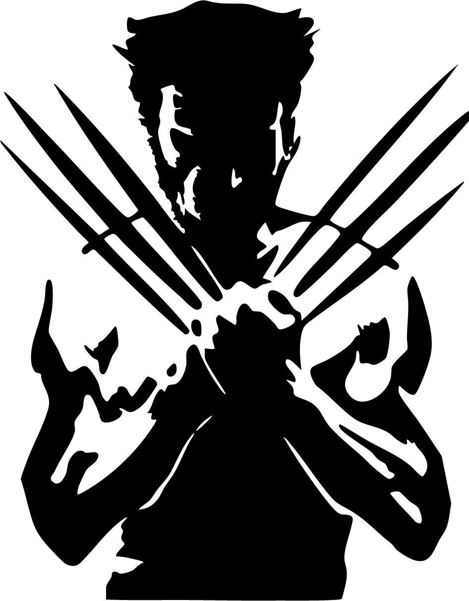 Wolverine X Men Logan Claws Decal Sticker Car Truck Laptop Vinyl Custom Durable
