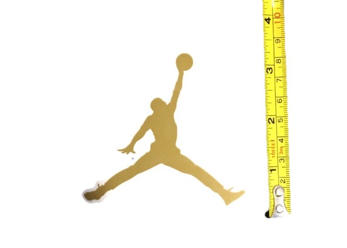 Air Jordan Gold Jumpman Logo Sticker 3.25″