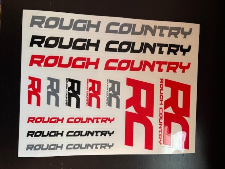 Rough Country 13PC Sticker Set Offroad 4×4 Lift Winch RC Suspension Decal