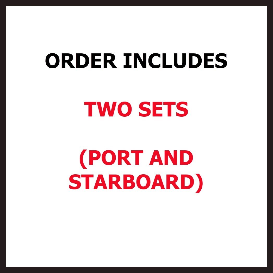 SeaDek Raised 3″ Boat Registration Numbers Set | Peel & Stick Install – B/BB