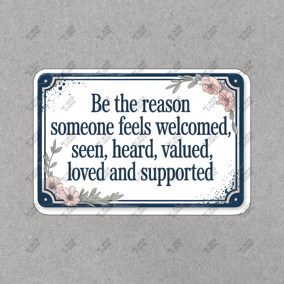 Inspirational Kindness Sign Motivational Wall Art Be the Reason Decor #7528