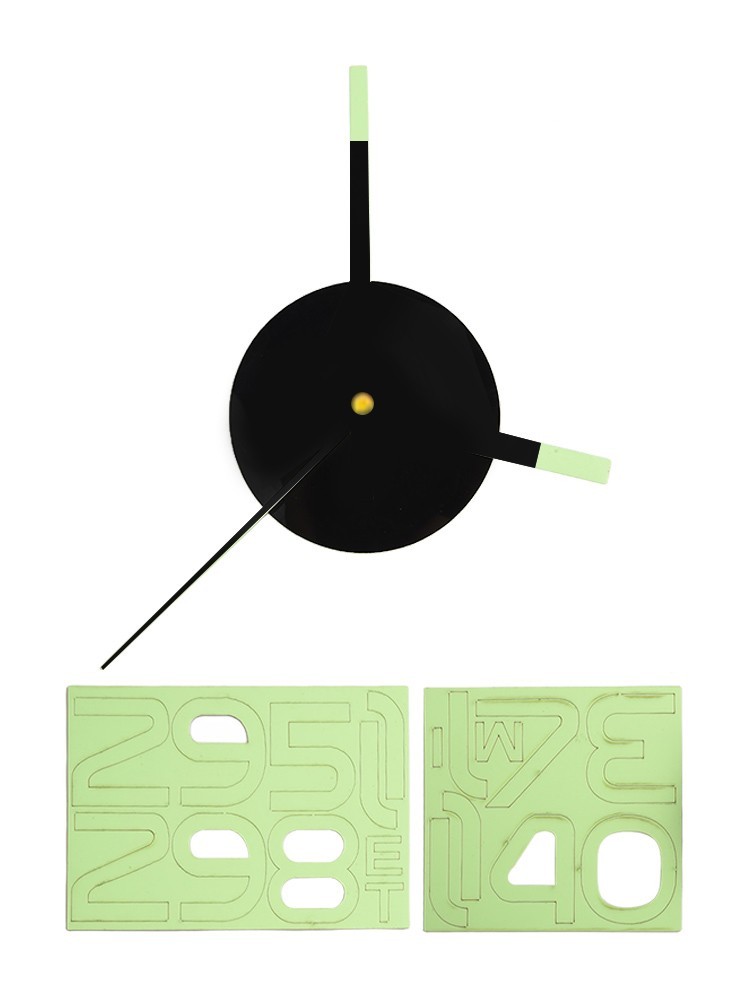 Contemporary Large Mirror Wall Clock for Modern Office and Home Design
