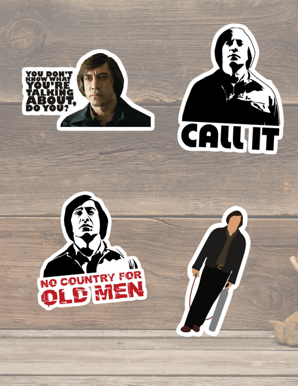No Country For The Old Men 2000’s Movie Stickers Pack