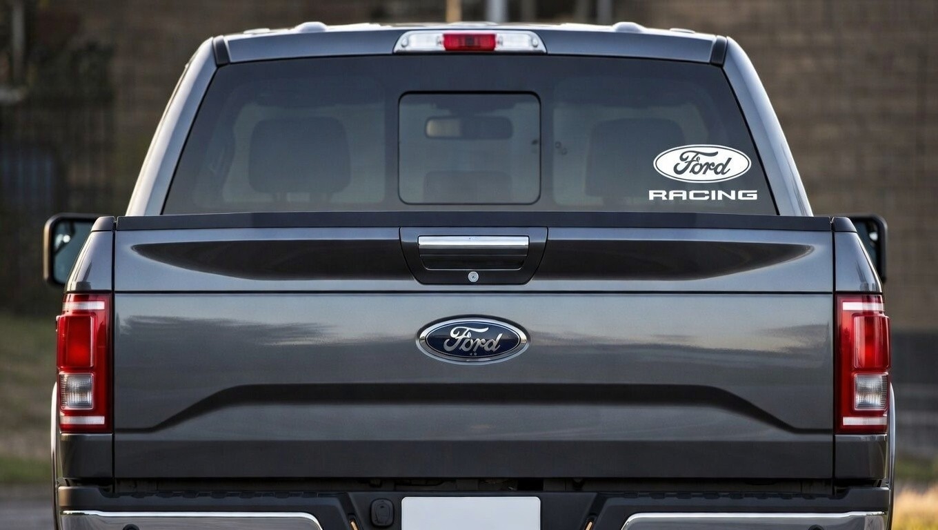 Ford Racing Vinyl Decal Sticker – Rear Window, laptop | Multiple Sizes