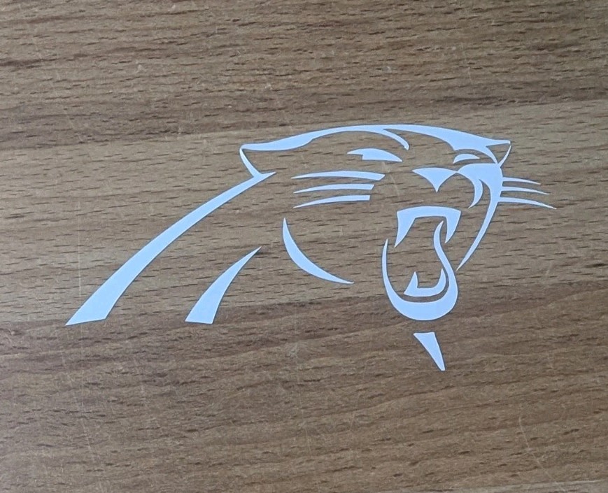 Carolina Panthers vinyl decal