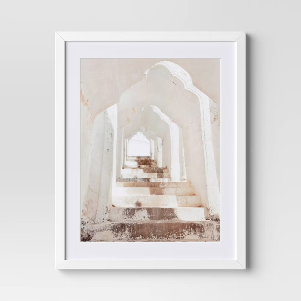 (Set of 2) 16″x20″ Architecture Framed Arts Neutrals – Threshold: Vertical Wall