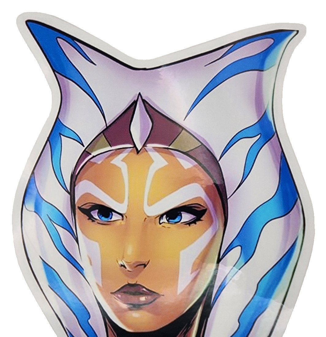 Star Wars Ahsoka Tano Inspired Waterproof Car Decal Vinyl Sticker Sci-Fi Fantasy