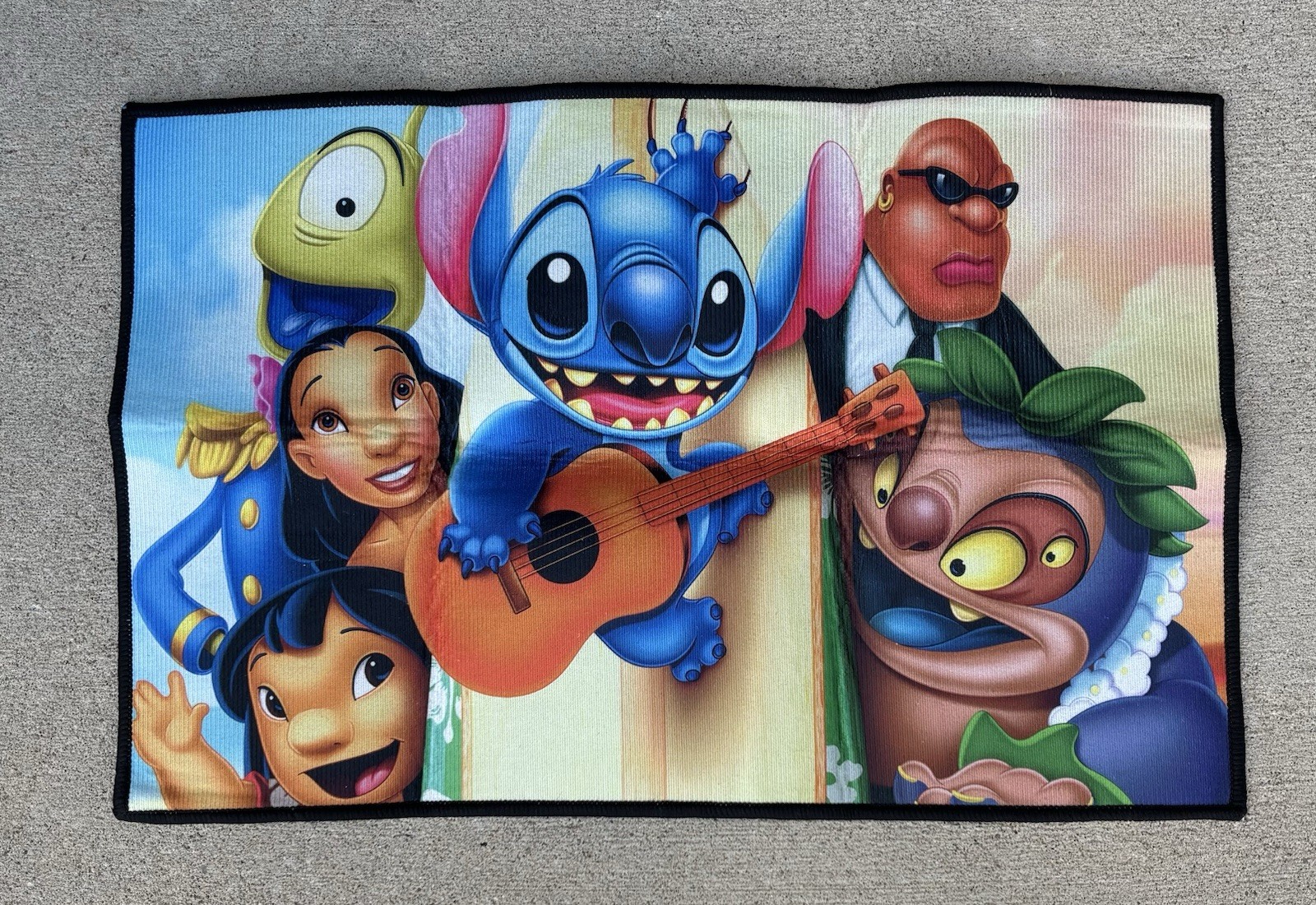 LILO And Stitch Adult Room Art Decor Polyester Carpet 21×16 Rug