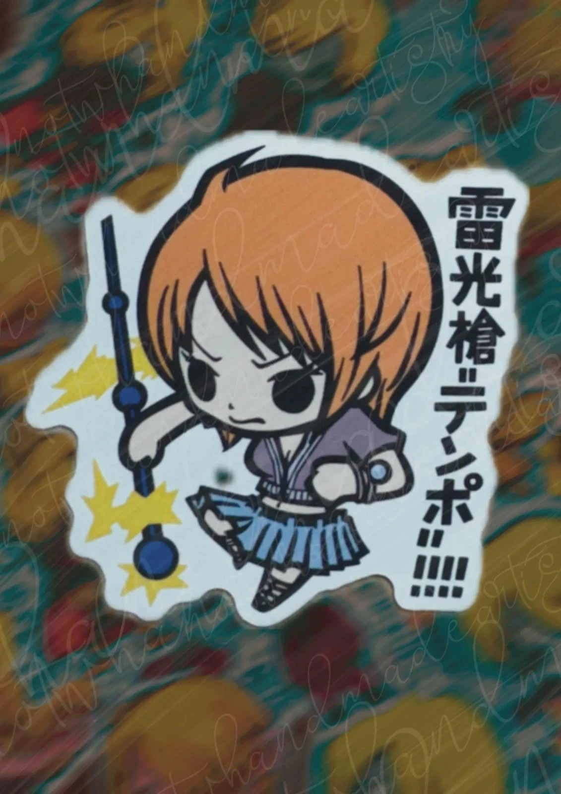 One Piece Pirates Nami Navigator Weatherproof Stickers