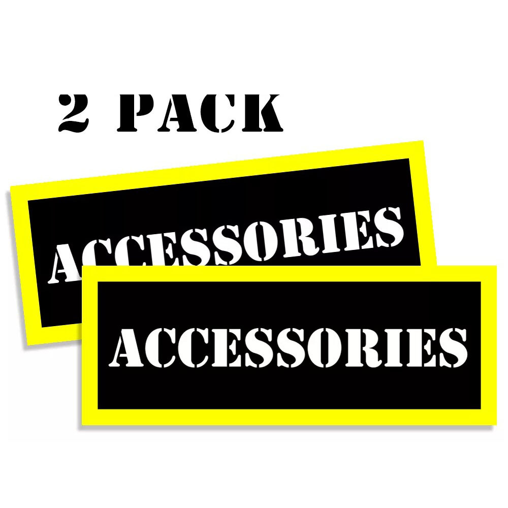 ACCESSORIES Ammo Can label Stickers Decal Ammunition (2 pack)