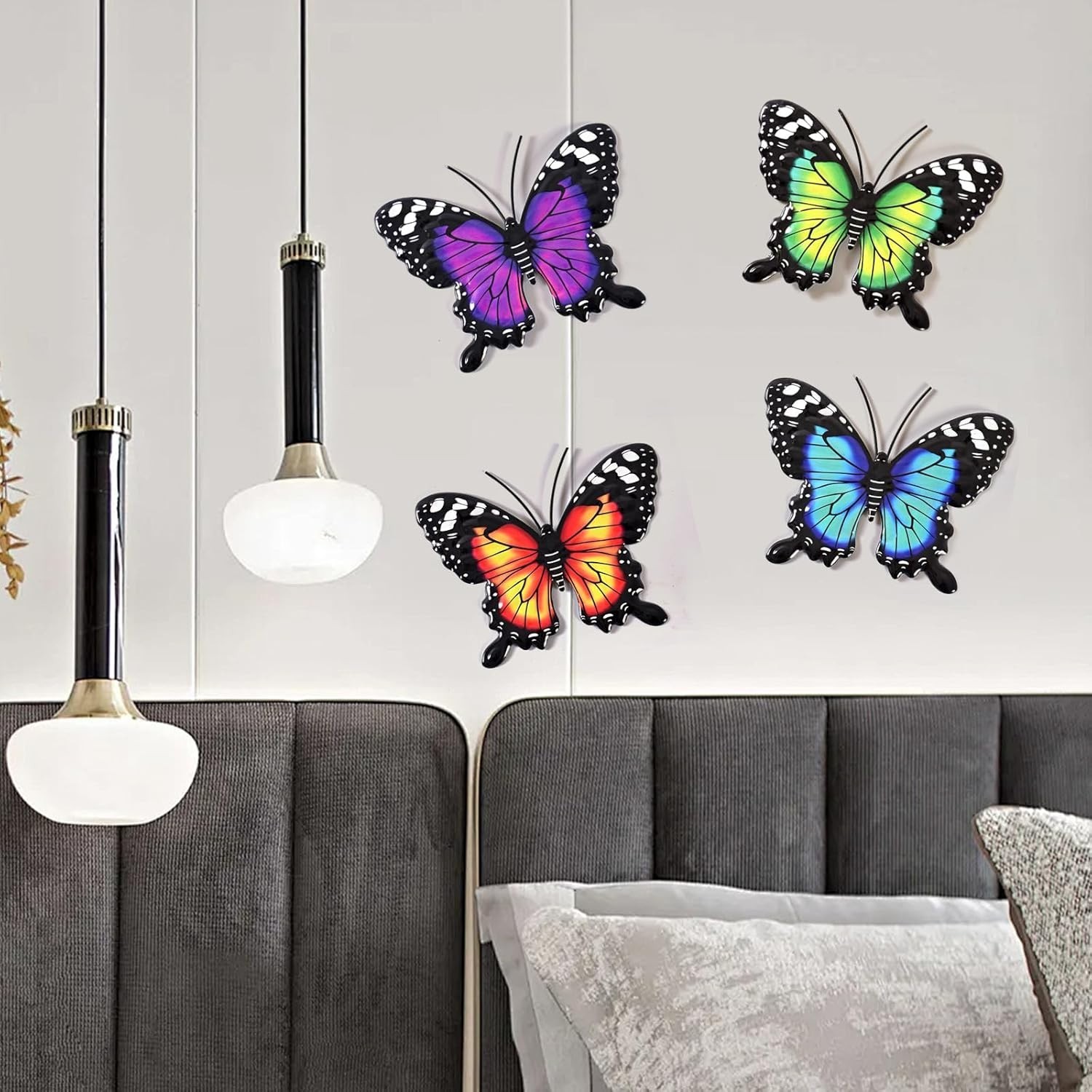 Unique 4-Pack Butterfly Wall Decorations – Perfect for Any Indoor/Outdoor Space