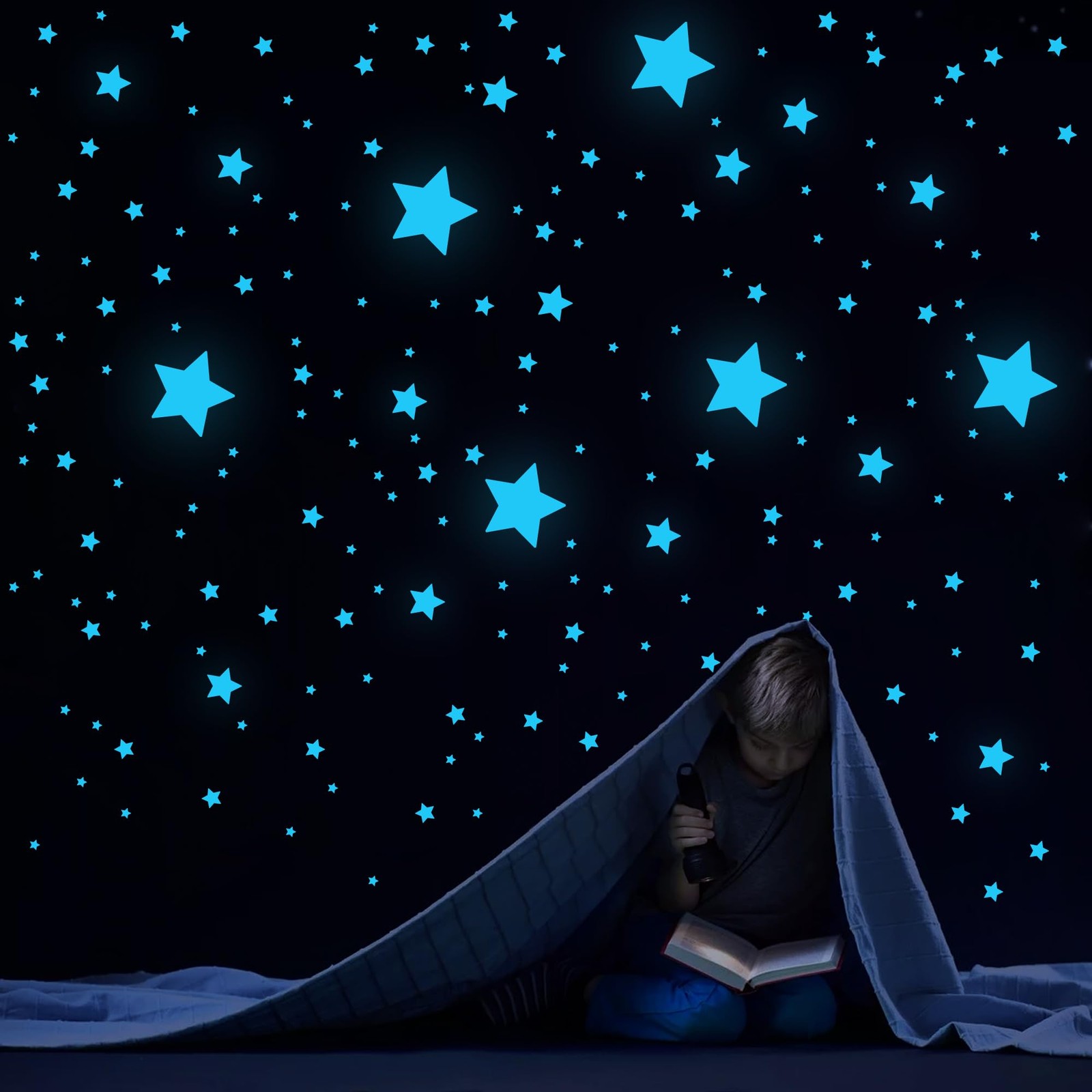 421Pcs Glow in The Dark Stars Ceiling Stars Glow in Dark Space Planet Univers…